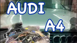 Замена проводки audi a4