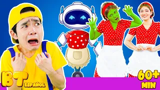 Copy Mom & Zombie Copycat 😱👧 + More Funny Songs | BooTiKaTi Spanish