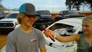 Interview with Brayden McDonald at Laurens County Speedway 2021