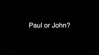 Paul or John singing?  A Day in the Life, The Beatles