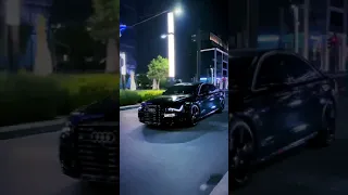 Murdered Audi S8 in Dubai