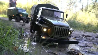 Урал 4x4 самодельный 4320 Радиоуправляемые модели трофи. Внедорожники.  Легенды СССР RC CAR Trophy