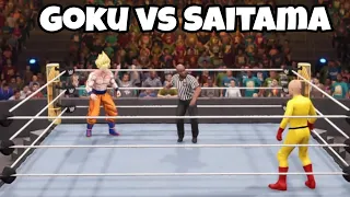 WWE 2K22 - GOKU vs SAITAMA