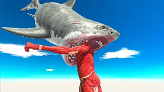 Colossal Titan Team Against Enemies - Animal Revolt Battle Simulator