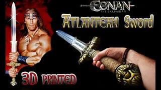 Atlantean Sword 3D printed from Conan The Barbarian