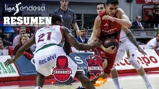 Tecnyconta Zaragoza - KIROLBET Baskonia (81-79) RESUMEN // Jornada 24 Liga Endesa