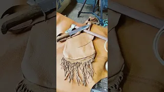 Just a sample of some of the primitive mountain man possible bags we make