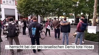 Teil 2: Pro-Israel und pro-Palästina Demos 14.10.2023 Dresden