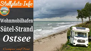 Wohnmobilstellplatz-Info | Sütel Strand | Ostsee | Deutschlandtour '21 | Roller Team Kronos 283TL