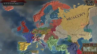 Europa Universalis 4 AI Timelapse - Random Lucky Nations Superextended Timeline 1444-3018 №2