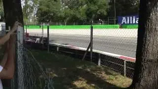Formula 1 Monza 2013 HD Curva di Lesmo V8 Sound loud!!!!!!