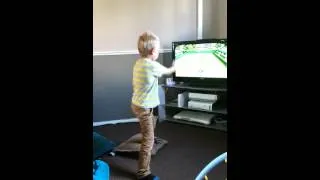 Kid breaks tv