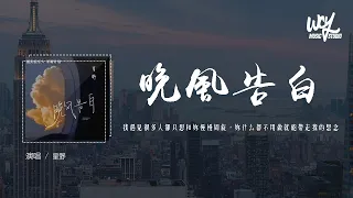 星野 - 晚风告白 (加速版)「我遇见很多人却只想和你慢慢周旋，你什么都不用做就能带走我的思念」(4k Video)【動態歌詞/pīn yīn gē cí】#星野 #晚风告白 #動態歌詞