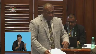 Fijian Minister for Health responds to question on maintenance work at Nadi Hospital