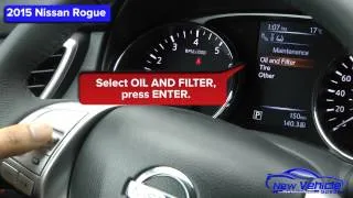 2015 Nissan Rogue Oil Light Reset