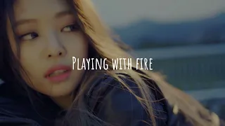 Playing with fire - black pink (speed up)