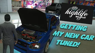 Buying a WRX and getting it tuned - GTA V ROLEPLAY | Highlife RP