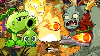 Древофакел и Золотое цветение в команде. РАСТЕНИЯ против ЗОМБИ 2 или PLANTS vs ZOMBIES 2. Серия 133