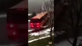 6 Terrifying School Bus Accidents I Part 1 #shorts