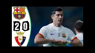 Barcelona vs Osasuna 2-0 Highlights & All Goals 2024🔥🔥 #barcelona #laliga #osasuna #41ontrending