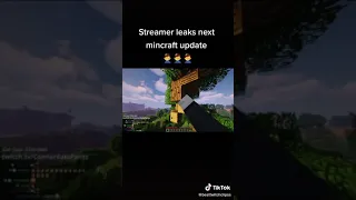 Connoreatspants leaks the new Minecraft update | cave and cliffs  (tiktok)