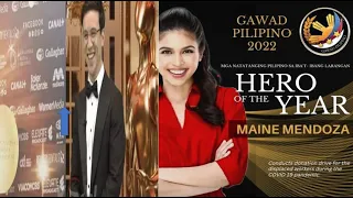 ARMAINE GRABE ARJO ATAYDE AT MAINE MENDOZA HUMAHAKOT NG AWARD AT MAINE MAY LATEST NA VIDEO PARA SAN