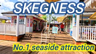 Skegness England full Town walk tourist atraction and seaside