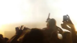 Die Antwoord - Ninja stage dives - Eugene 2014