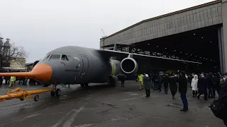 Ukraine's Antonov Rolls out First An-178-100P Transport Aircraft for Ukraine