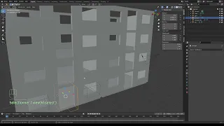 Bâtiment Facile sur Blender 2.93 partie 1 (+ lien Patreon en description )