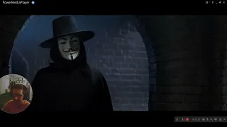 Shnootz - Video-Reaction (V's alliterative introduction in V for Vendetta)