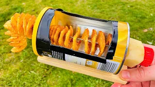 How To Make A Spiral Potato Cutter | Practical Invention