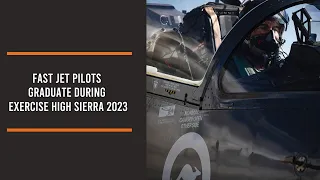 Fast Jet Pilots graduate during Exercise High Sierra 2023