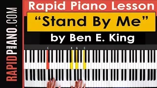 How To Play "Stand By Me" by Ben E. King - Piano Tutorial & Lesson