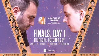 Champions Chess Tour: Aimchess Rapid | Finals, Day 1 | Daniel King & Simon Williams