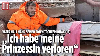 Erdbeben in der Türkei: Foto des trauernden Vaters aus der Erdbeben-Hölle rührte die Welt