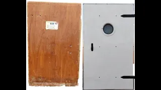 Cargo Trailer to RV Conversion, How to build a new door with port window