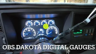 OBS LS SWAP Dakota digital gauges install