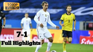 France Vs Ukraine 7-1 Full Highlights match Video