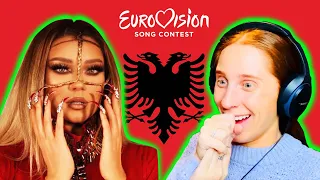 ENGLISH GIRL REACTS TO ALBANIA'S SONG FOR EUROVISION 2022 // RONELA HAJATI - SEKRET