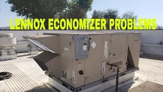 Lennox Package unit economizer