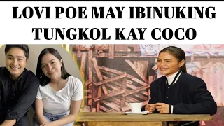 LOVI POE MAY IBINUKING TUNGKOL KAY COCO MARTIN #batangquiapo #cocomartin #cocojuls