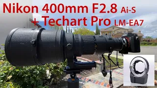 Nikon 400mm F2.8 AIS with Techart Pro LM-EA7