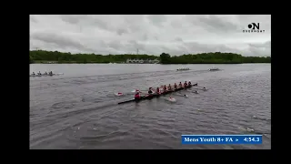 US Rowing 2024 Mid-Atlantic Youth Championships Men's Youth 8+ Finals