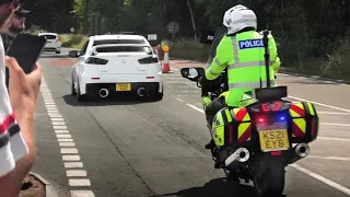 POLICE vs Tuner Cars Leaving a Car Show