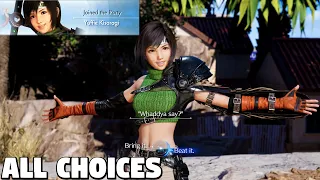 Final Fantasy 7 Rebirth - Yuffie Joins The Party ALL Choices