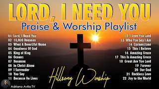 Lord, I Need You, 10,000 Reasons,... | Hillsong United Playlist 2024 | Praise & Worship Songs Lyrics