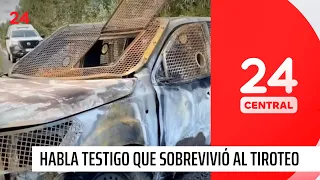 Emboscada a carabineros: habla testigo que sobrevivió al tiroteo