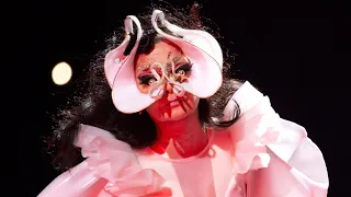 Björk cussing in songs (explicit obv)