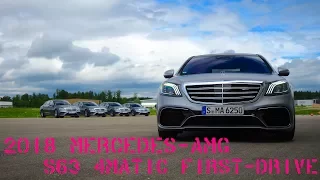 2018 Mercedes-AMG S63 first-drive